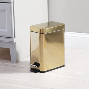 Gold Bathroom Trash Cans You'll Love in 2023 - Wayfair Canada